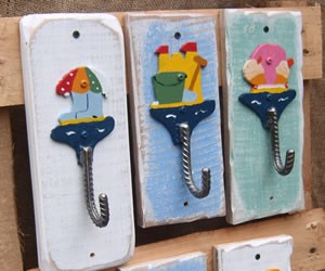 Individual designed hooks to hang goods on